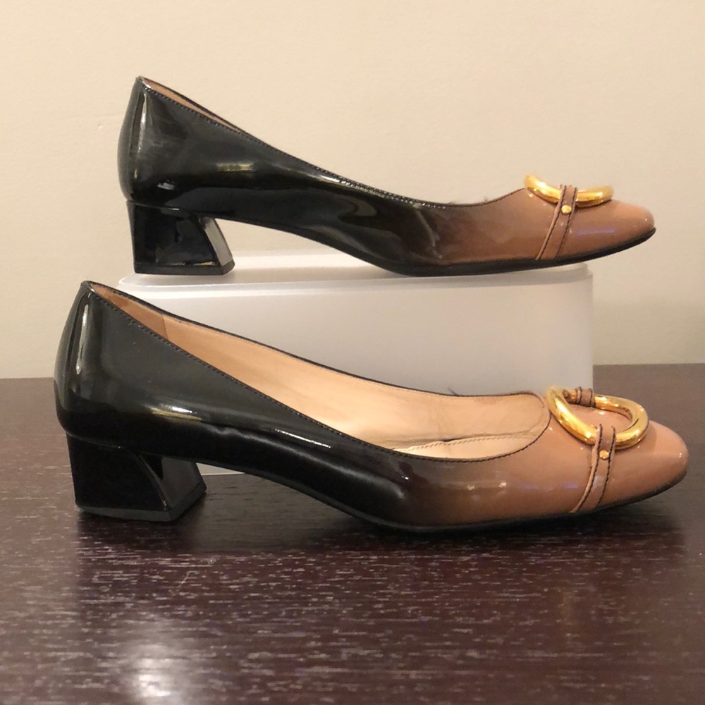 Prada Ombré Low-Heeled Pump